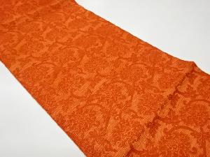 リサイクル　花唐草模様織出し名古屋帯